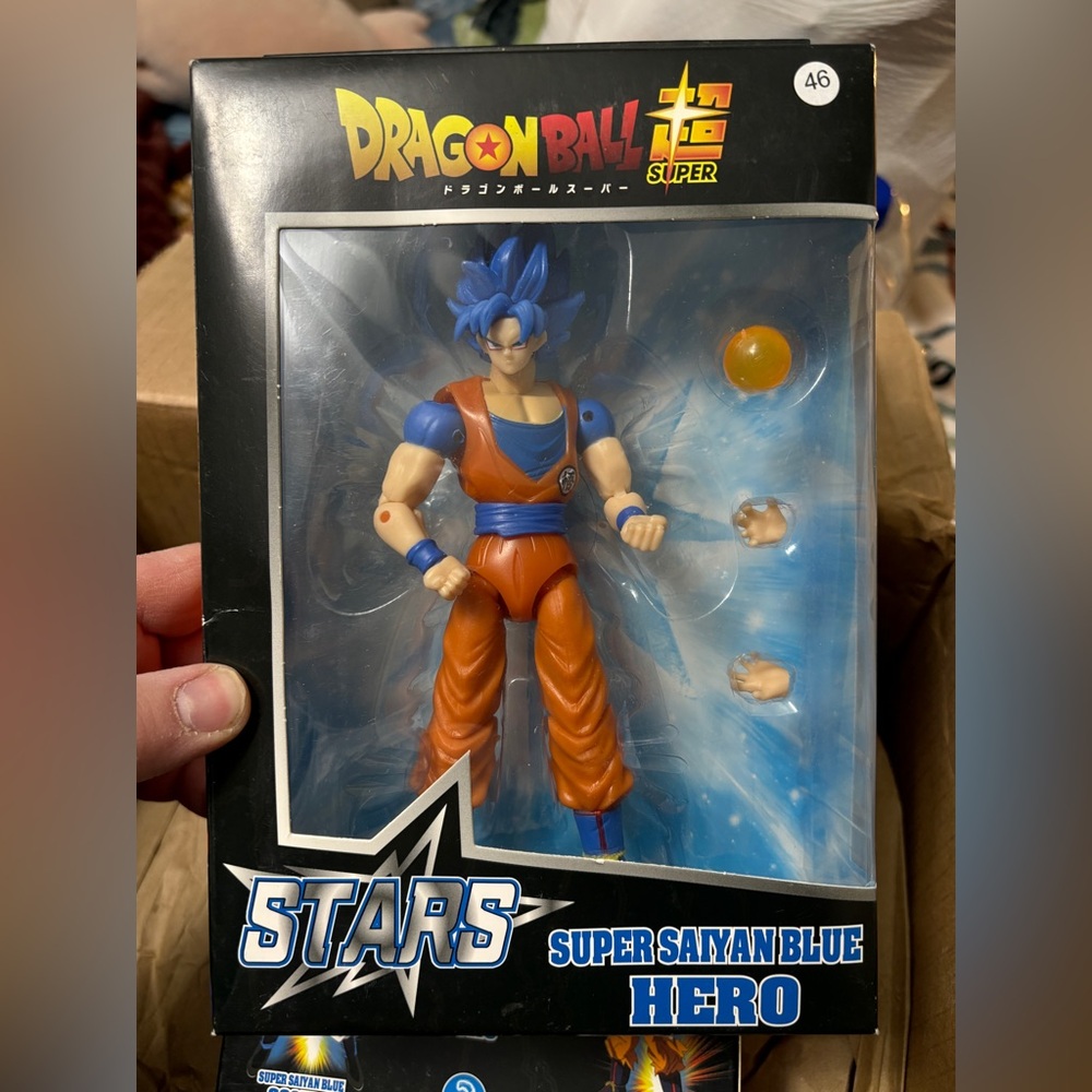 Nwt Dragon Ball Super Saiyan Blue Action Figure